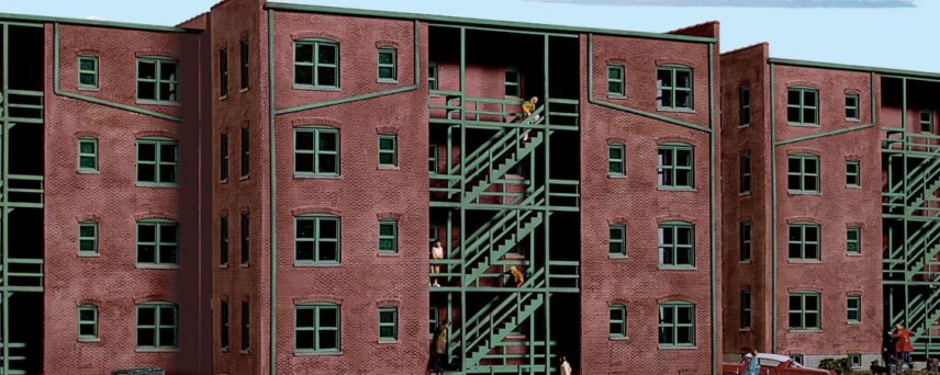 Walthers Cornerstone 3177  Parkview Terrace Background Building