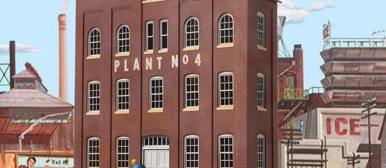 Walthers Cornerstone 3183  Plant No. 4 Background Building