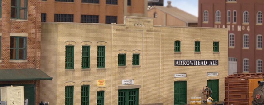 Walthers Cornerstone 3193  Arrowhead Ale Background Building