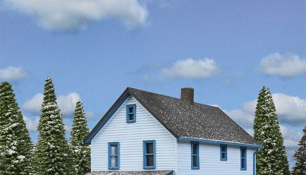 Walthers Cornerstone 3786  Two-Story Frame House