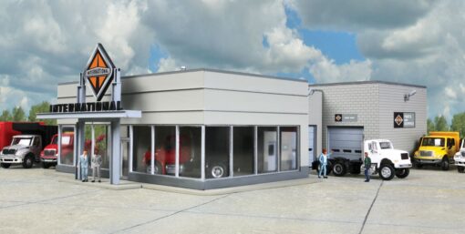 Walthers Cornerstone 4025  International Truck Dealership