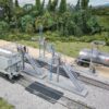 Walthers Cornerstone 4037  Modern Loading Racks pkg(4)