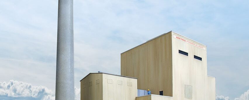 Walthers Cornerstone 4052  Metro Power & Light - Generating Plant