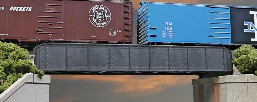 Walthers Cornerstone 4501  50' Single-Track Railroad Through Girder Bridge