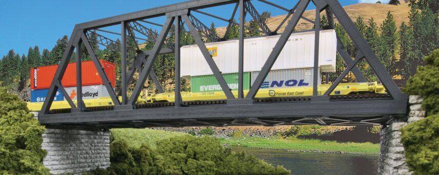 Walthers Cornerstone 4510  Modernized Double-Track Railroad Truss Bridge