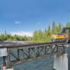 Walthers Cornerstone 4520  109' Single-Track Pratt Deck Truss Railroad Bridge