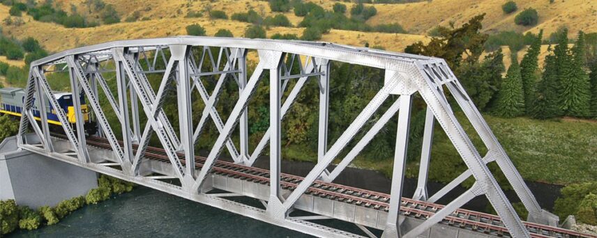 Walthers Cornerstone 4521  Arched Pratt Truss Railroad Bridge - Single Track