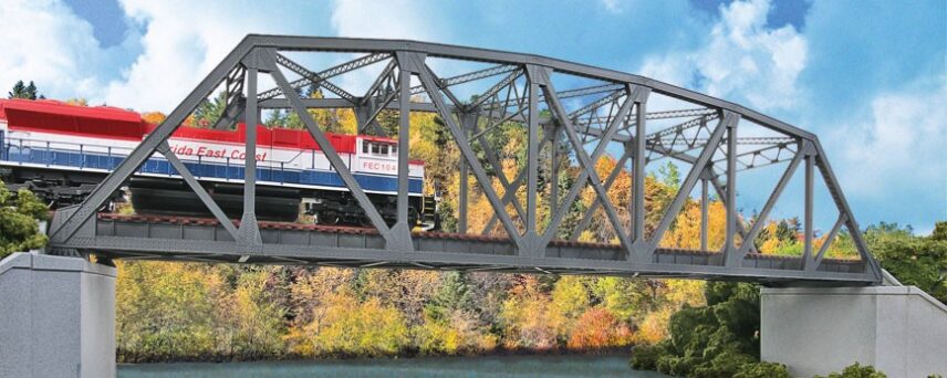 Walthers Cornerstone 4522  Arched Pratt Truss Railroad Bridge -- Double-Track