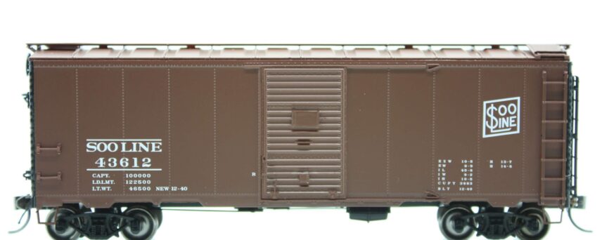 InterMountain Railway 45843-02    Mod. 1937 AAR Boxcar, Soo Line