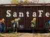 Walthers 4602   39' Single-Bay Airslide Covered Hopper - Kit -- Sante Fe