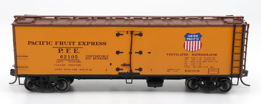 InterMountain Railway 47401-37  R-30-18 Wood Refrigerator Car - PFE Single Herald