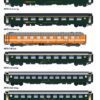 LS Models MW1705  Set of 6 passenger cars Iris Brüssel-Chur, SBB/SNCB