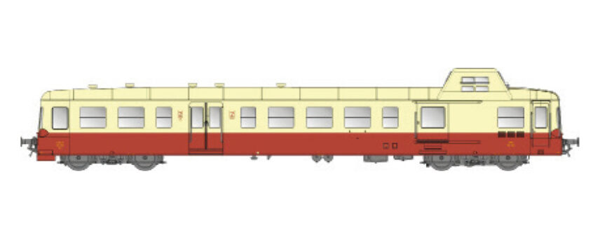 LS Models 10133  Diesel Railcar X3800, SNCF