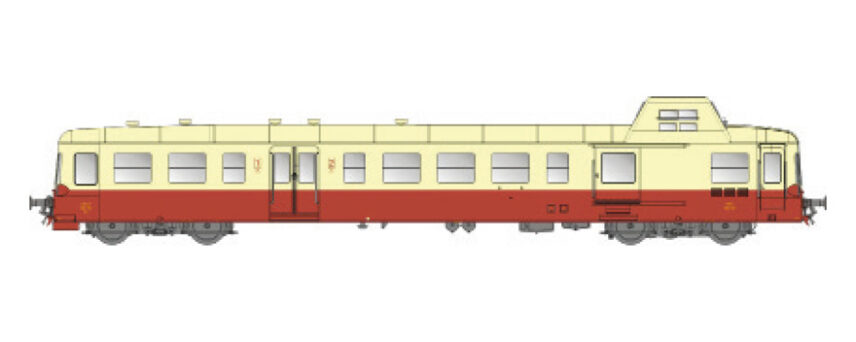 LS Models 10134  Diesel Railcar X3800, SNCF