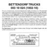 Micro Trains 00310024 (1002-10)   N Bettendorf trucks with long ext. couplers (10 pr)