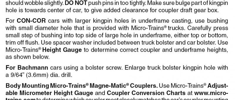 Micro Trains 00310030 (1031-10)   N Roller Bearing Trucks w/o couplers (10 pr)