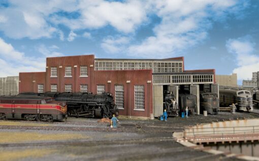 Walthers Cornerstone 3261  N Modern Roundhouse 3 Add-On Stalls