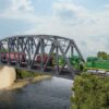 Walthers Cornerstone 3870  Single-Track Arched Pratt Truss Bridge
