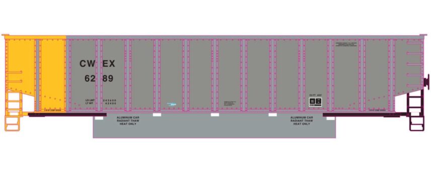 Athearn 25035  N Bethgon Coalporter w/Load, CWEX (5 Pack)