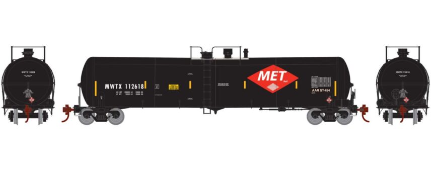 Athearn 17020   N 30,000 Gallon Ethanol Tank Car, MWTX #112618
