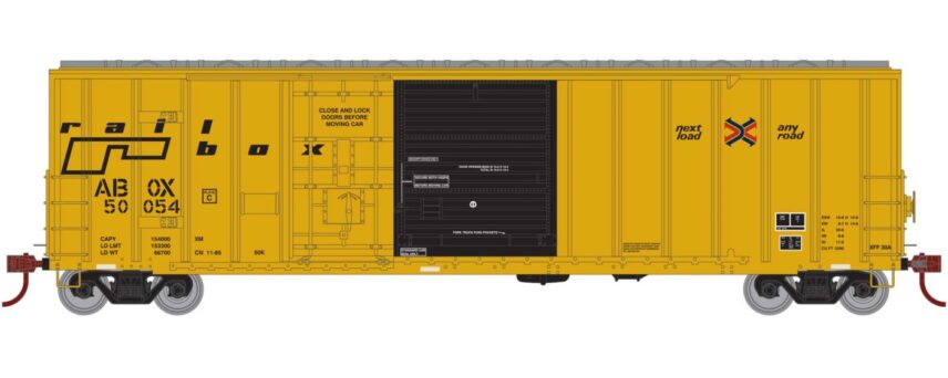 Athearn 71004  50’ FMC Combo Door Box Car, RBOX #50064
