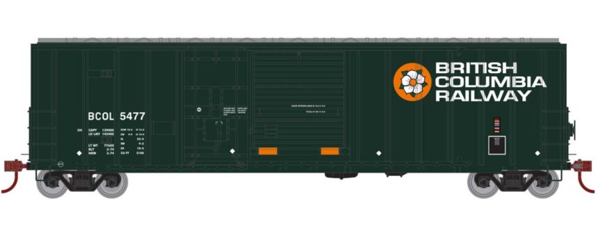 Athearn 20097  N 50’ FMC Combo Door Box Car, BCOL #5477