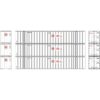 Athearn 72773  53’ Stoughton Container, UPHU (3 Pack)