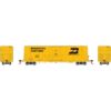 Athearn Genesis 26779	 50’ PC&F 10’ Plug Door Box, RBBN