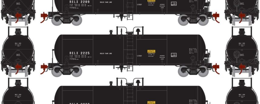 Athearn Genesis 40180  GATC 20K-Gallon GS Tank, RELX (3 Pack)