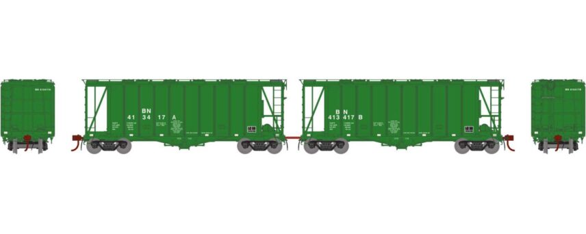 Athearn 23469  N GATC 2600 Airslide Hopper, BN (2 Pack) #413411A/B