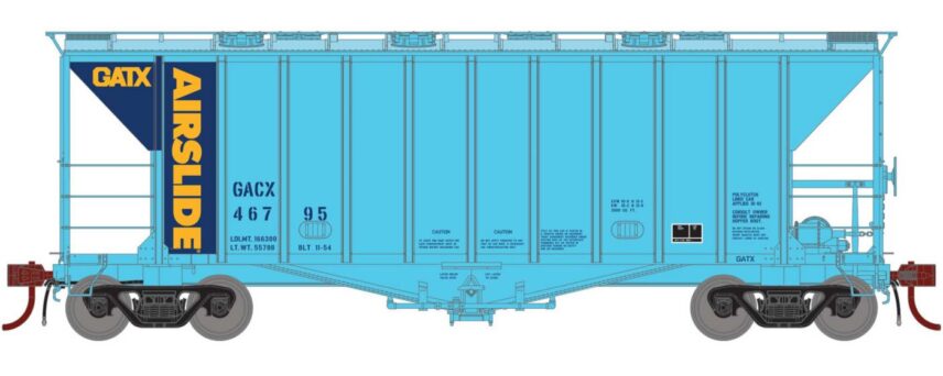Athearn 23480 GATC 2600 Airslide Hopper, GATX
