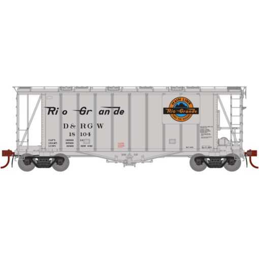 Athearn 23482  GATC 2600 Airslide Hopper, D&RGW