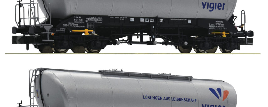 FLEISCHMANN 848905  2-piece set silo wagons, Vigier Cement