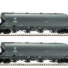 Fleischmann 849002  2 piece set dust silo wagons, KVG