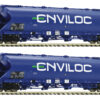 Fleischmann 849004  2 piece set silo wagons, ENVILOC