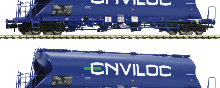 Fleischmann 849004  2 piece set silo wagons, ENVILOC