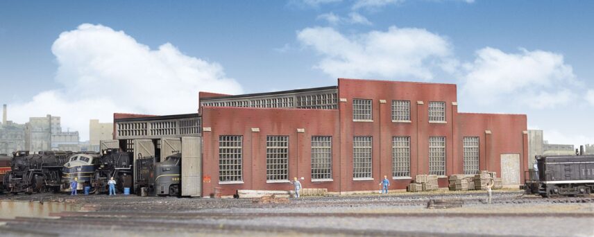 Walthers Cornerstone 3260  N 3-Stall Modern Roundhouse