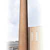 Walthers Cornerstone 3289  N One-Piece Smokestack pkg(2)
