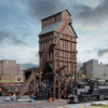 Walthers Cornerstone 3823  Wood Coaling Tower