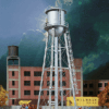 Walthers Cornerstone 3833  Vintage Water Tower - Assembled - Silver