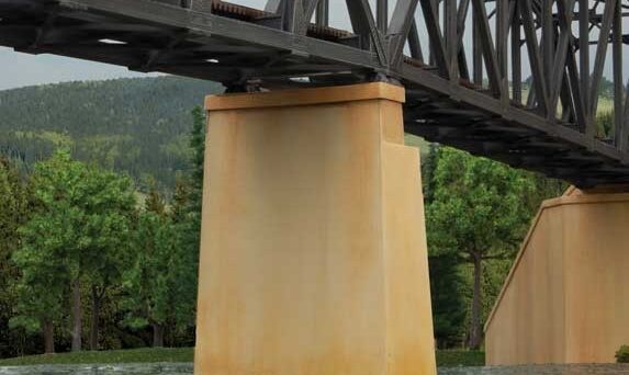 Walthers Cornerstone 3880   N Bridge Pier 2-Pack