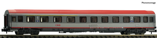 Fleischmann 814431  1/2 class Eurofima wagon in current livery, ÖBB