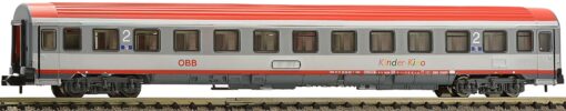 Fleischmann 814433  2nd class Eurofima wagon in current livery, ÖBB