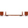 Athearn 24301   N 53’ GSC Bulkhead Flat, BNSF #552174