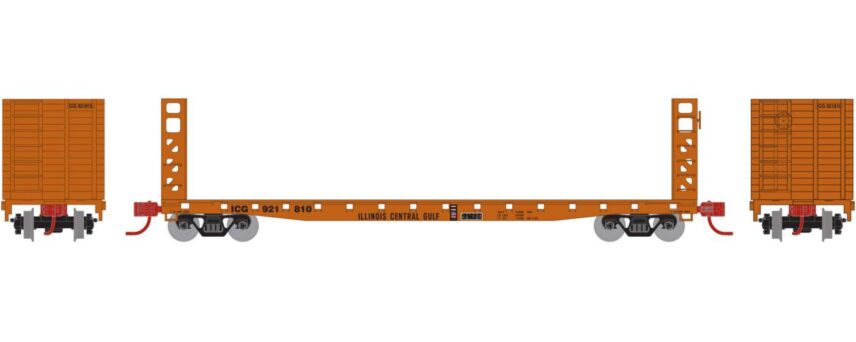 Athearn 24319   N 53’ GSC Bulkhead Flat, ICG #921822