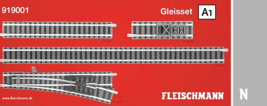 Fleischmann 919001  N Track Set A1