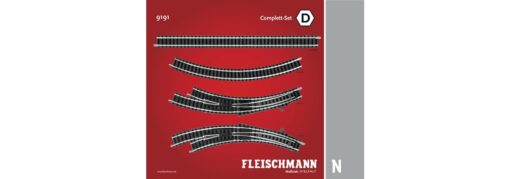 Fleischmann 9191  N Track pack. Complete Set D