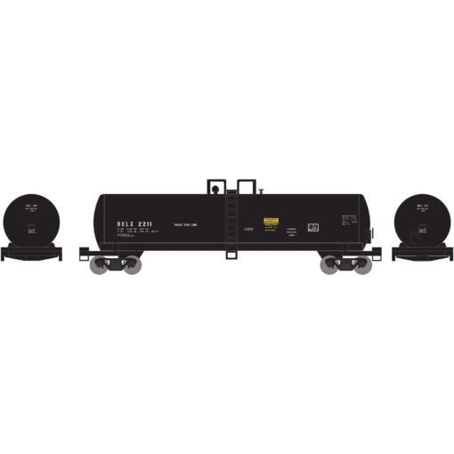 Athearn 13723   N 50′ RTC 20,000 Gallon Tank Car, RELX #2211