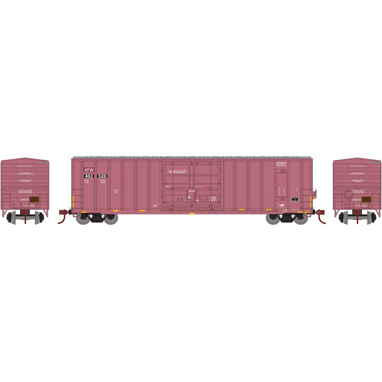 Athearn 2100  50’ FMC Superior Plug Boxcar, ATW