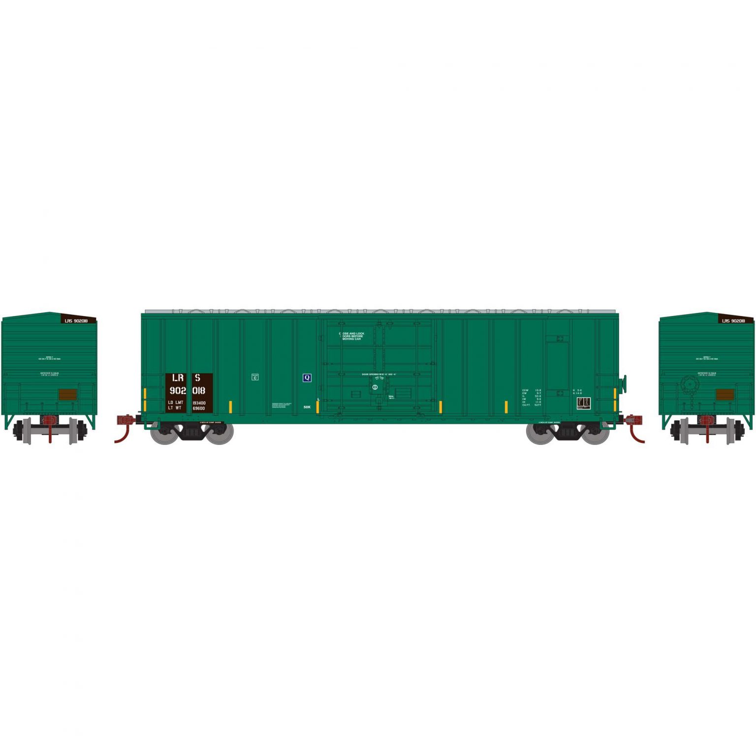 Athearn 2106  50’ FMC Superior Plug Boxcar, LRS